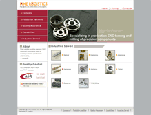 Tablet Screenshot of finelogistics.com